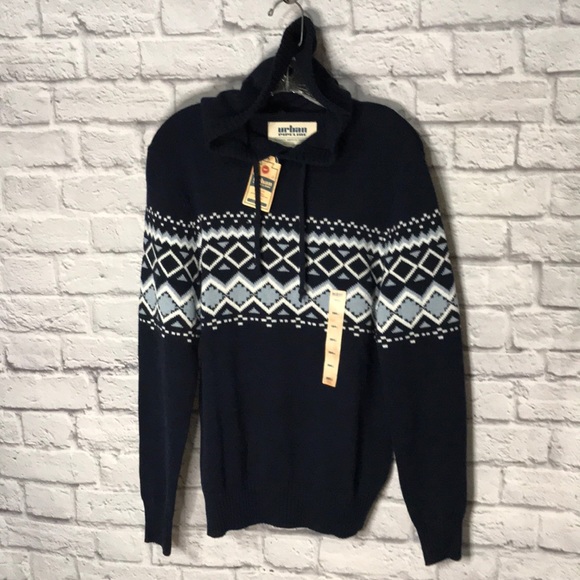 urban pipeline Other - Fair isle hooded sweater
